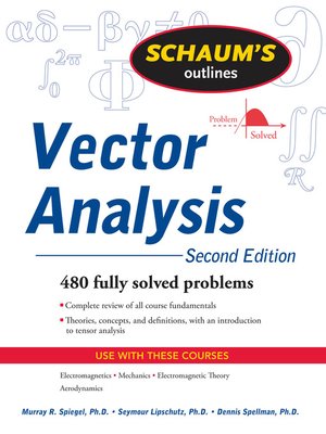 cover image of Schaum's Outline of Vector Analysis,d